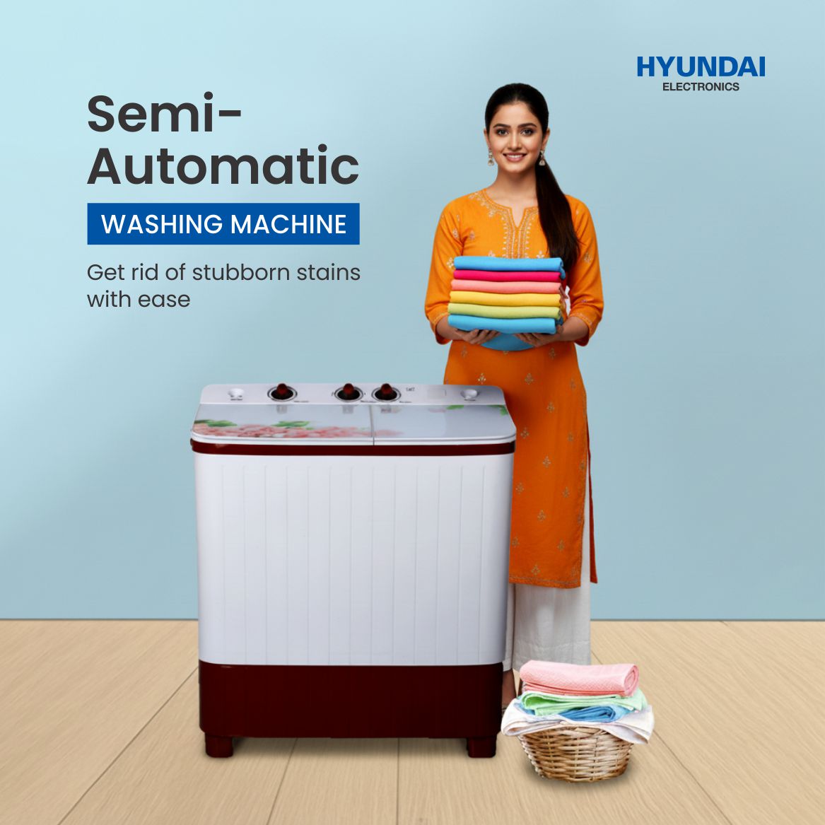 Semi Auto WM WSHYDIPL75-BW