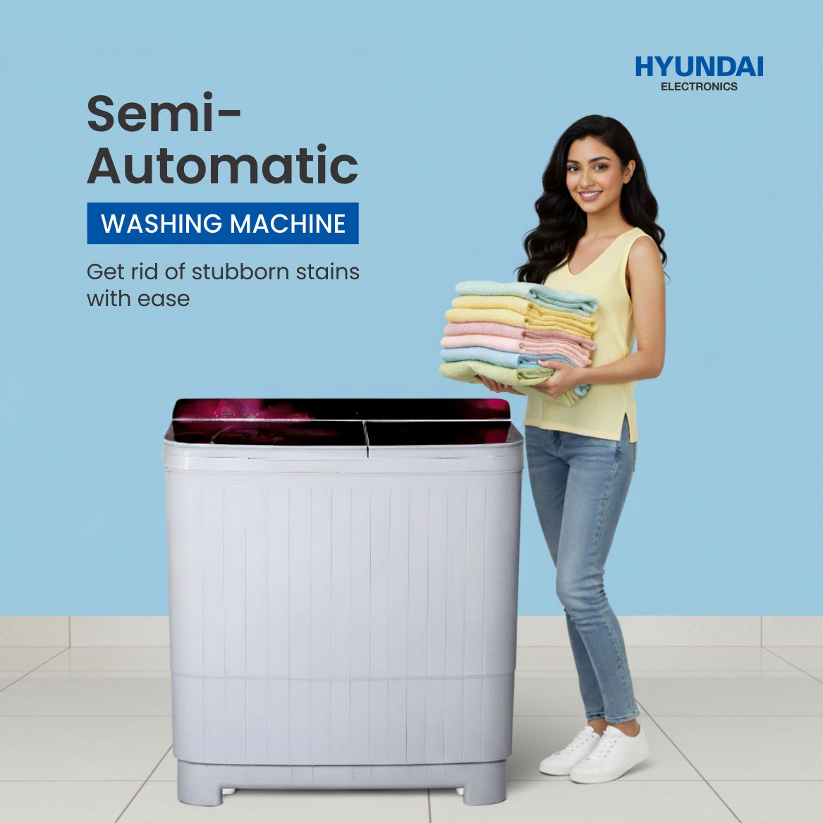 Semi Auto WM WSHYDIFG1A-BW