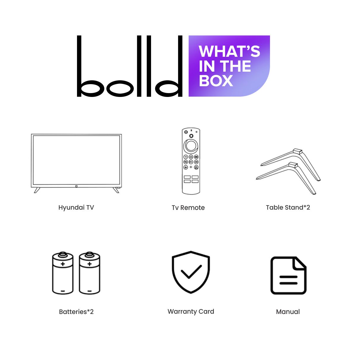 BOLLD Smart TV | Android 14 & Google Support | Explore Entertainment with BOLLD