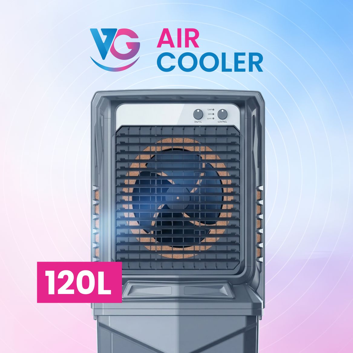 VG Desert Air Cooler | Heavy Metal Fan | Fluent Air Throw